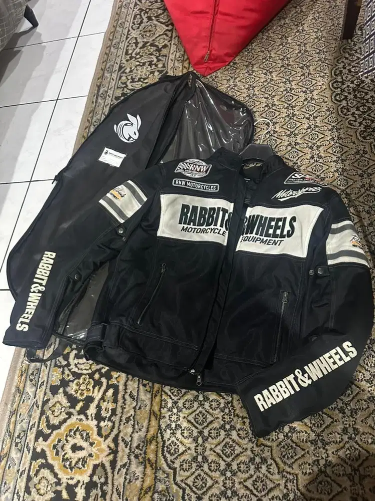Jaket Rabbit N Wheels Black Combo XXL