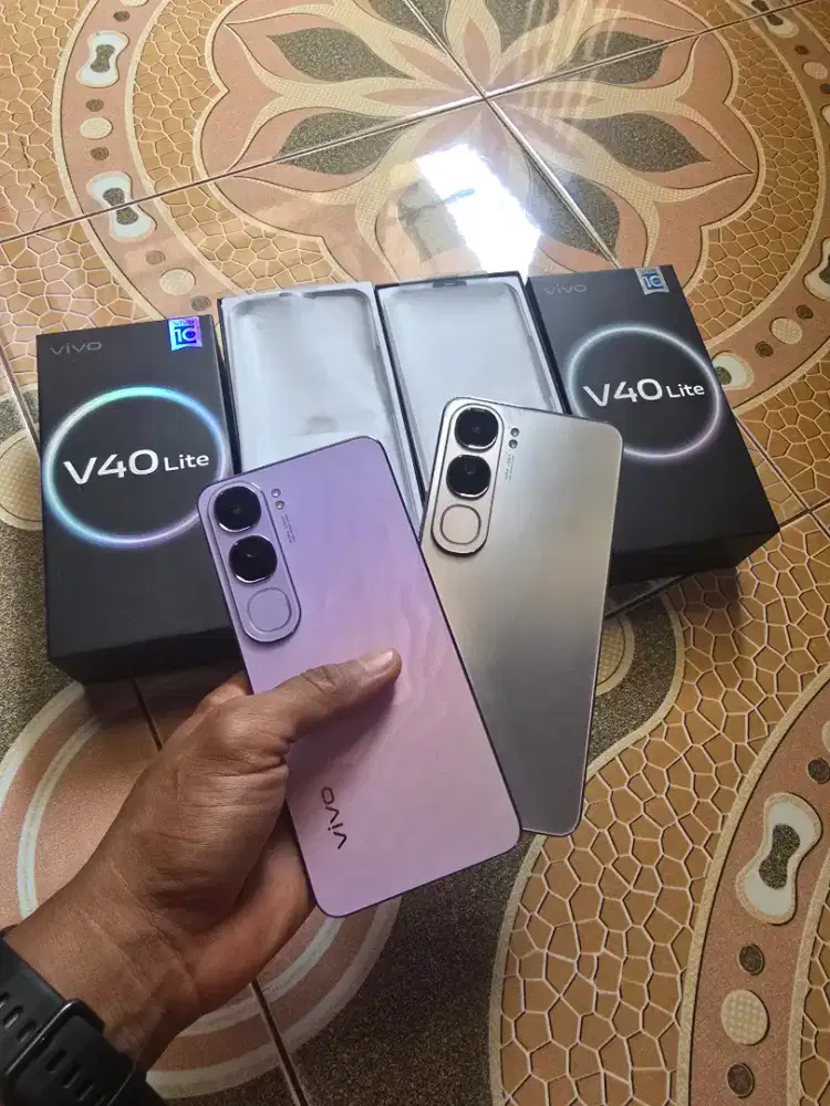 Vivo v40 lite 4g ungu 8/256 silver 8/128