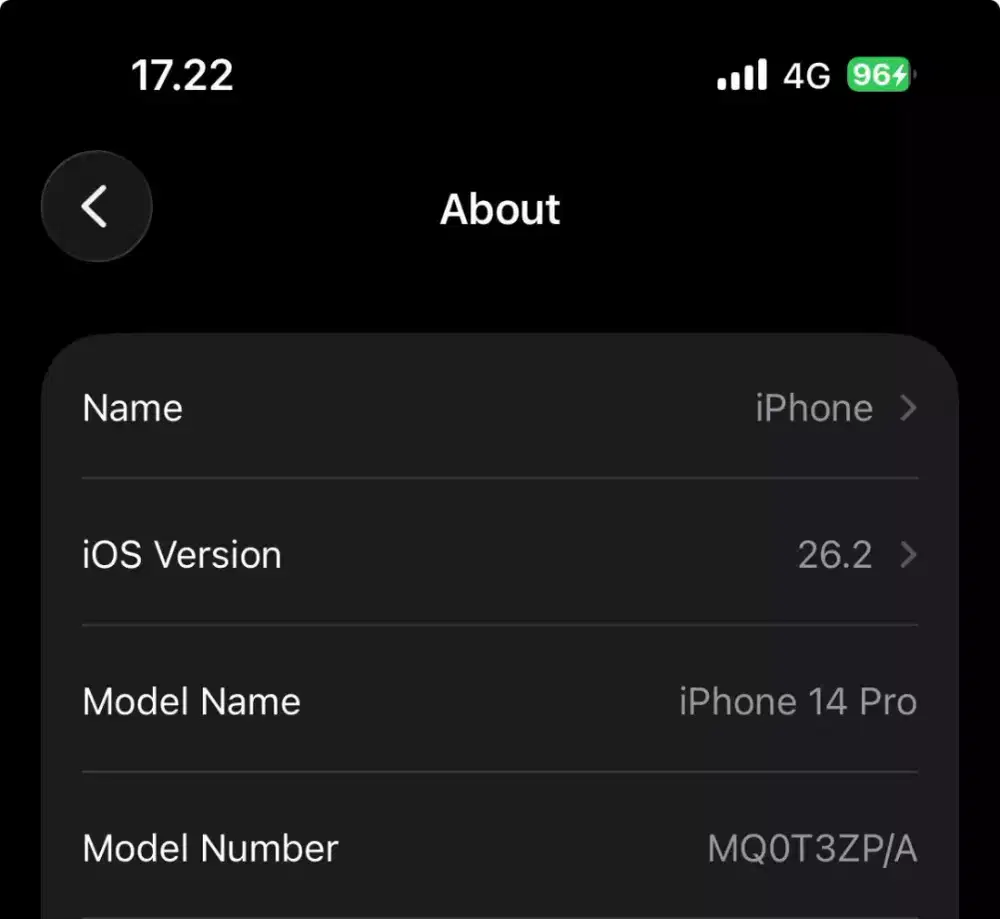 Iphone 14Pro 256gb Ex Inter