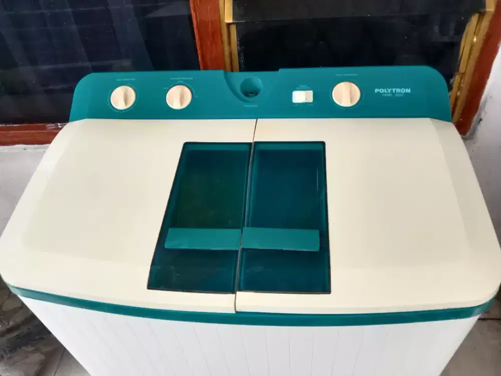 Jual mesin cuci panasonic 9,7kg ukuran jumbo ,mesin hlus,body mlus