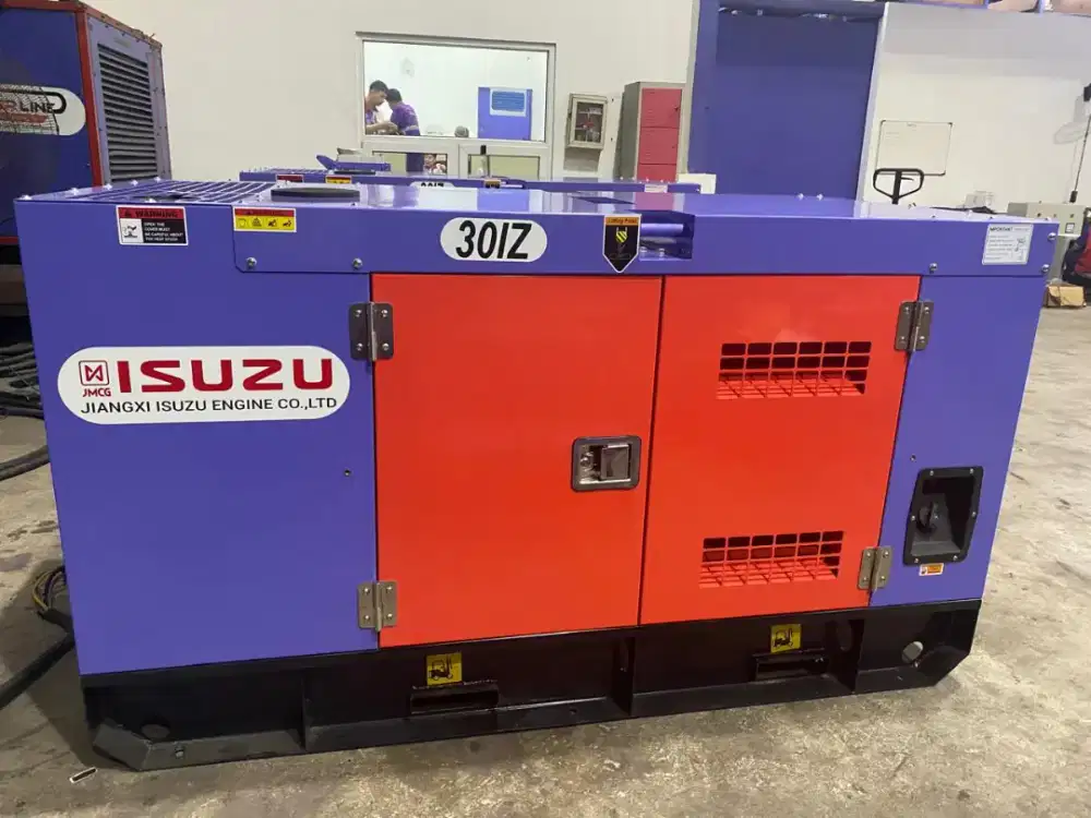 Jual baru genset ISUZU 30(KVA) silent|kondisi baru pabrik,mulus