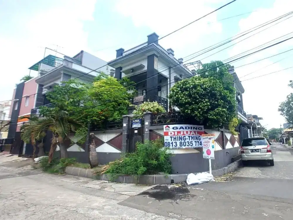 Ss.2907- Murah !! Dijual Cepat !! Rumah Hook Bagus Siap Huni Luas 245 di Gading Elok Hadap Timur Selatan