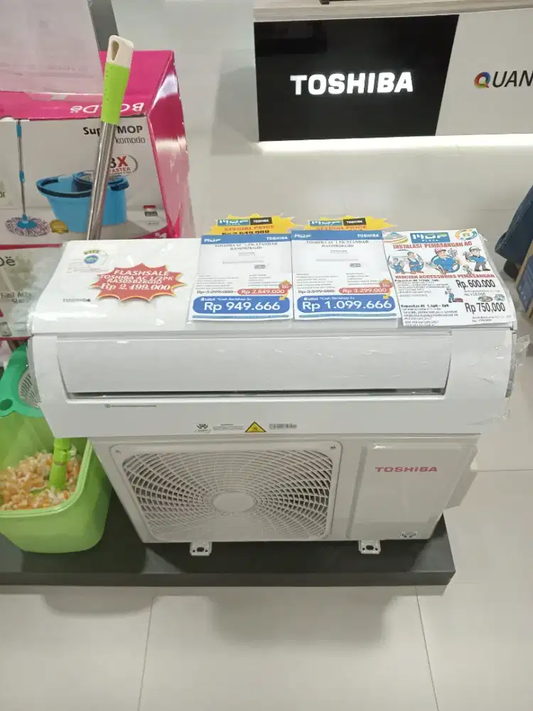 FLASHSALE AC 1/2 PK TOSHIBA ( HANYA UNIT SAJA)