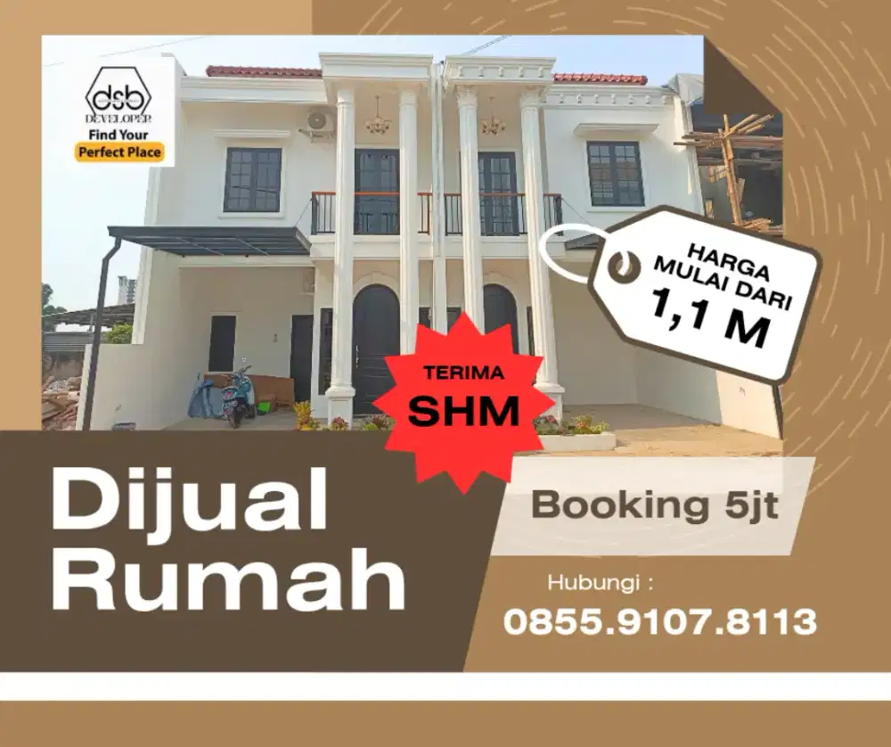 Rumah Eksklusif di Duren Sawit Murah Strategis