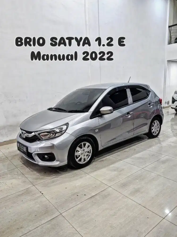 (TDP 23JT) BRIO 1.2 E Manual 2022 / 2023 silver honda satya