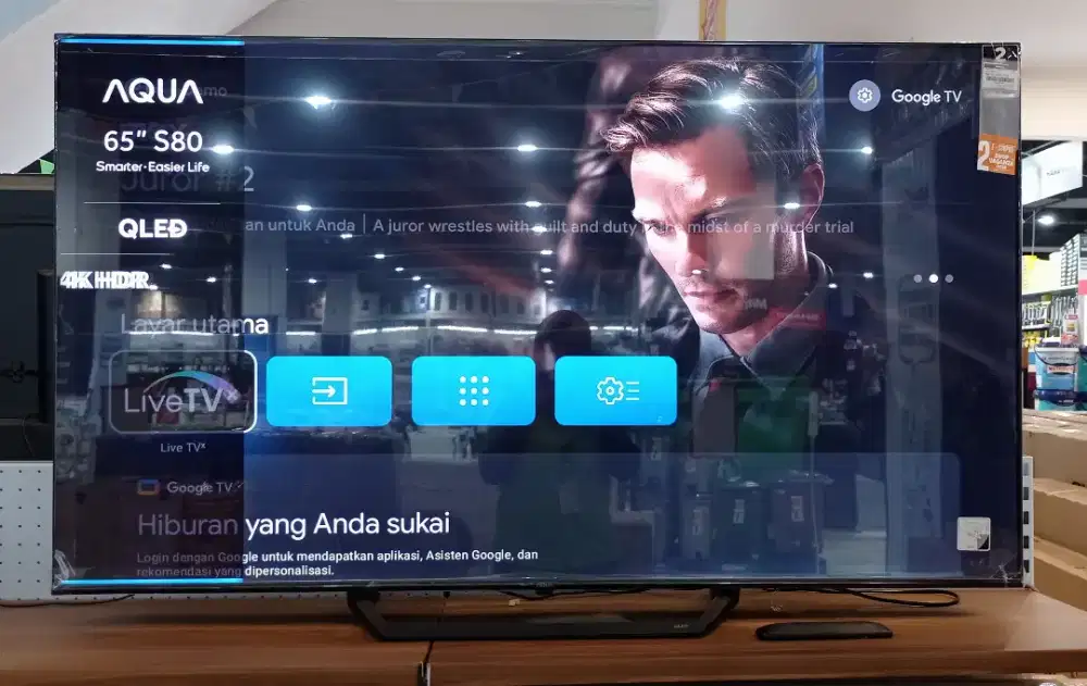 AQUA GOOGLE TV QLED 4K UHD