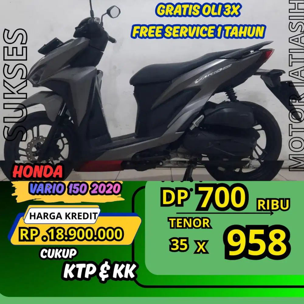 PROMO DP MURAH VARIO 150 2020 DP 700 RIBU BISA CASH/KREDIT