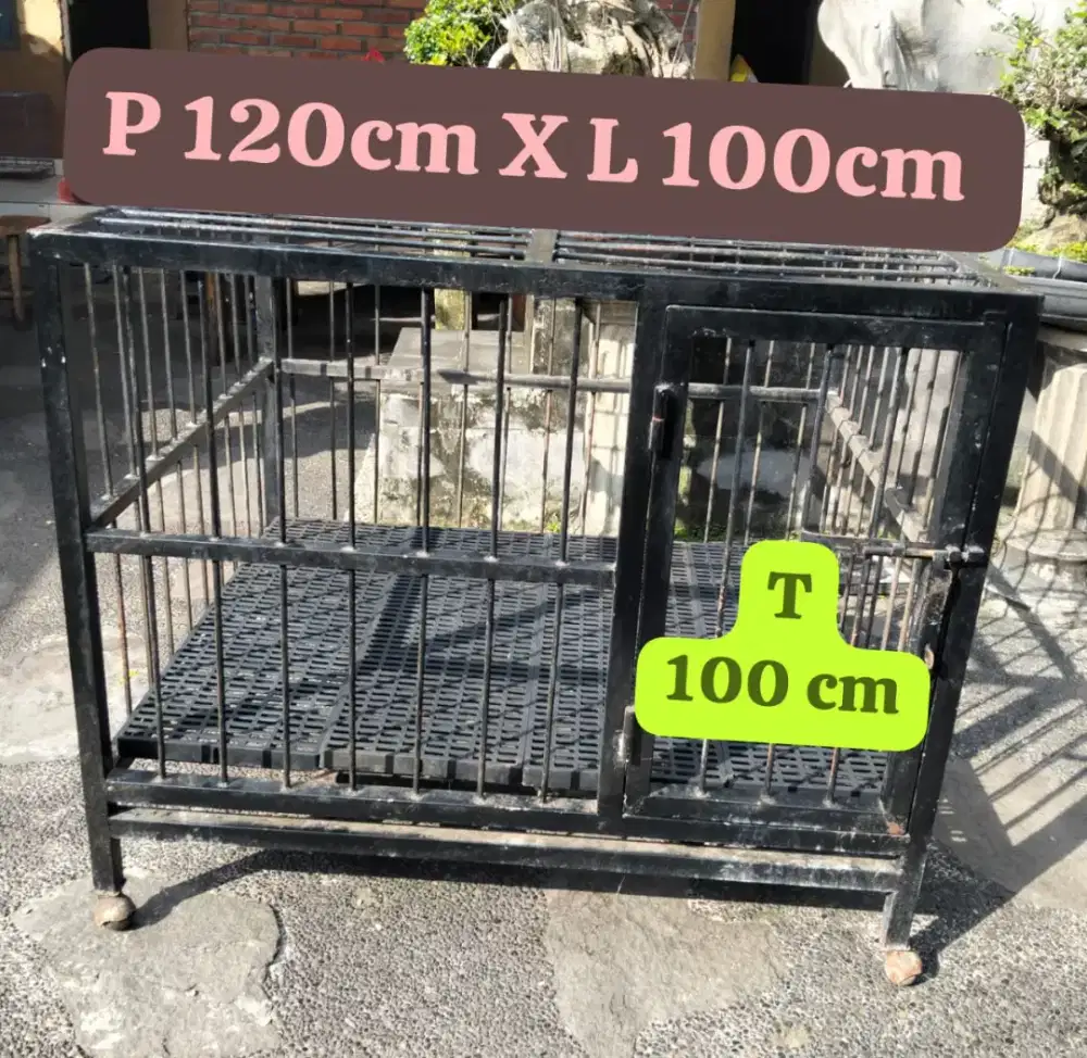 Kandang anjing ukuran besar