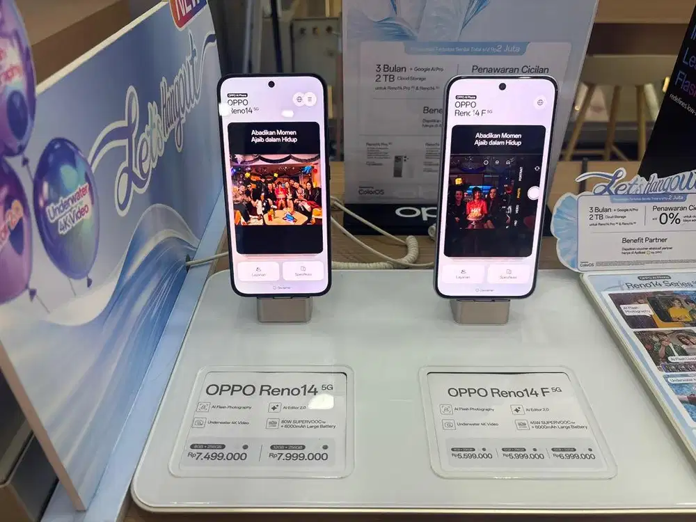 CICILAN OPPO RENO DENGAN HOMECREDIT