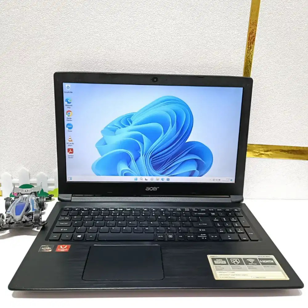 ACER ASPIRE 3 A315 AMD RYZEN 5 2500U RAM 8GB SSD 128GB+HDD 500GB