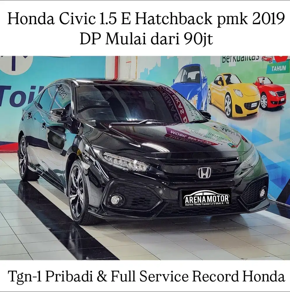 [KM 30rb] Civic Hatchback E CVT pk 2019 Antik# Honda 1.5 Turbo 2018 HB