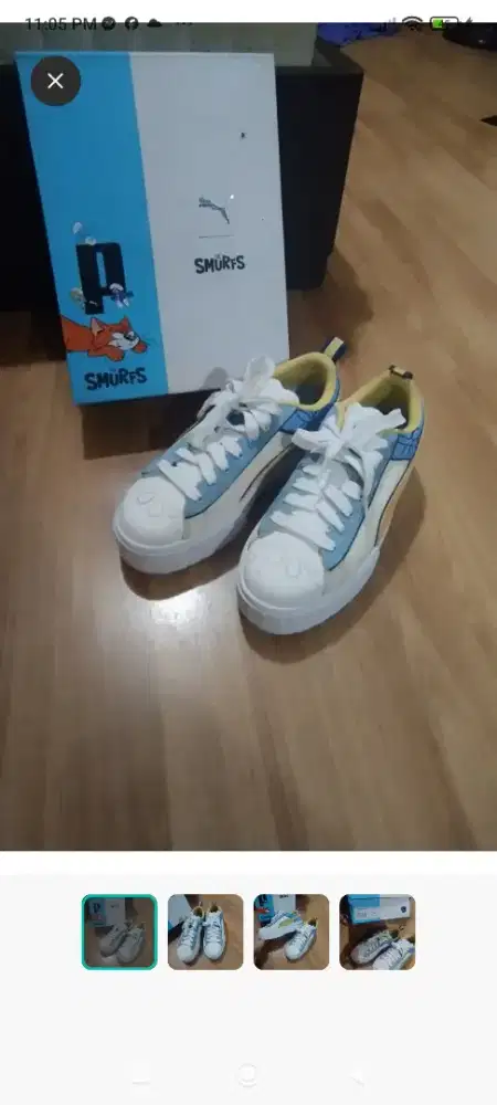 Preloved Sneakers Puma Smurifin size 38/39