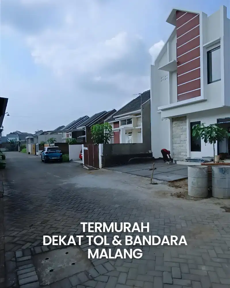Rumah Baru ReadyStock Bebas Pajak Dekat Tol & Bandara Abd Saleh Malang