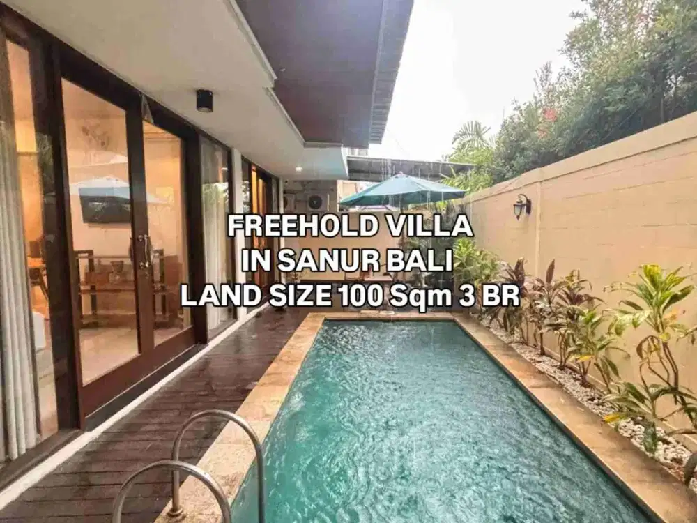 Villa Minimalis di Sanur Denpasar Selatan Bali
