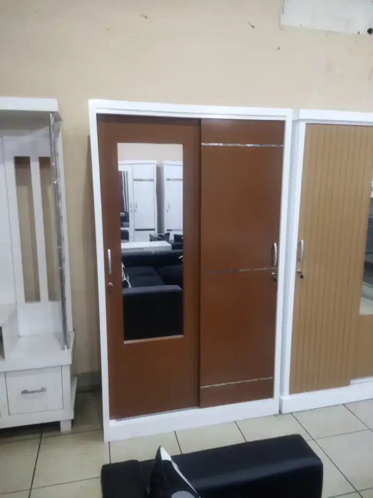 promo lemari sliding jumbo teakblok full 2 pt