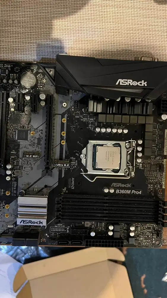Bundling: Intel Core i5 8600 3.1Ghz + Mobo Asrock B360M Pro4 LGA 1151