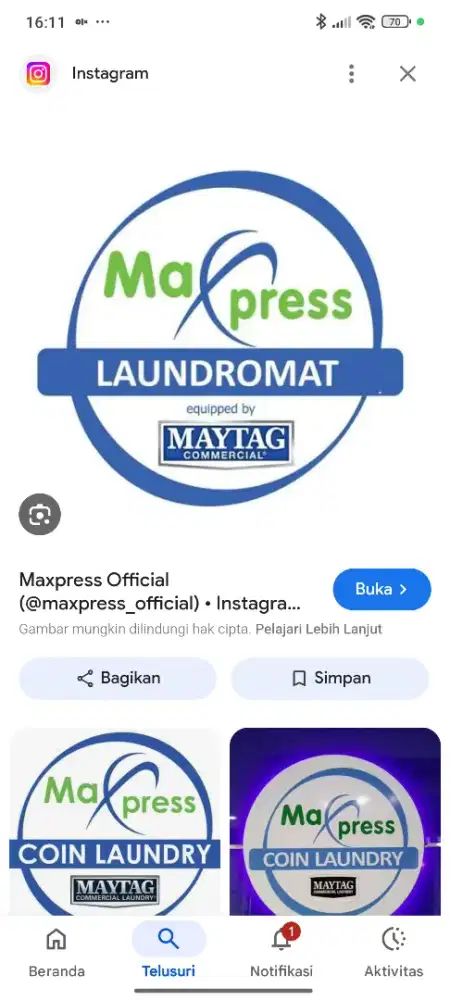 Loker laundry maxxpress cibodas