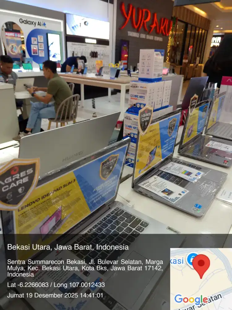 Laptop baru dan display tak tersetting