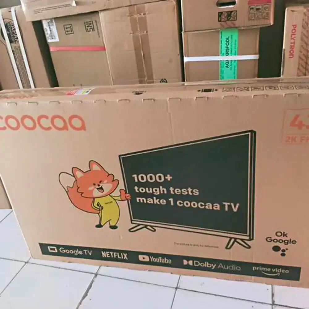 BARU SEGEL! GOOGLE TV 43 INCH COOCAA GARANSI RESMI