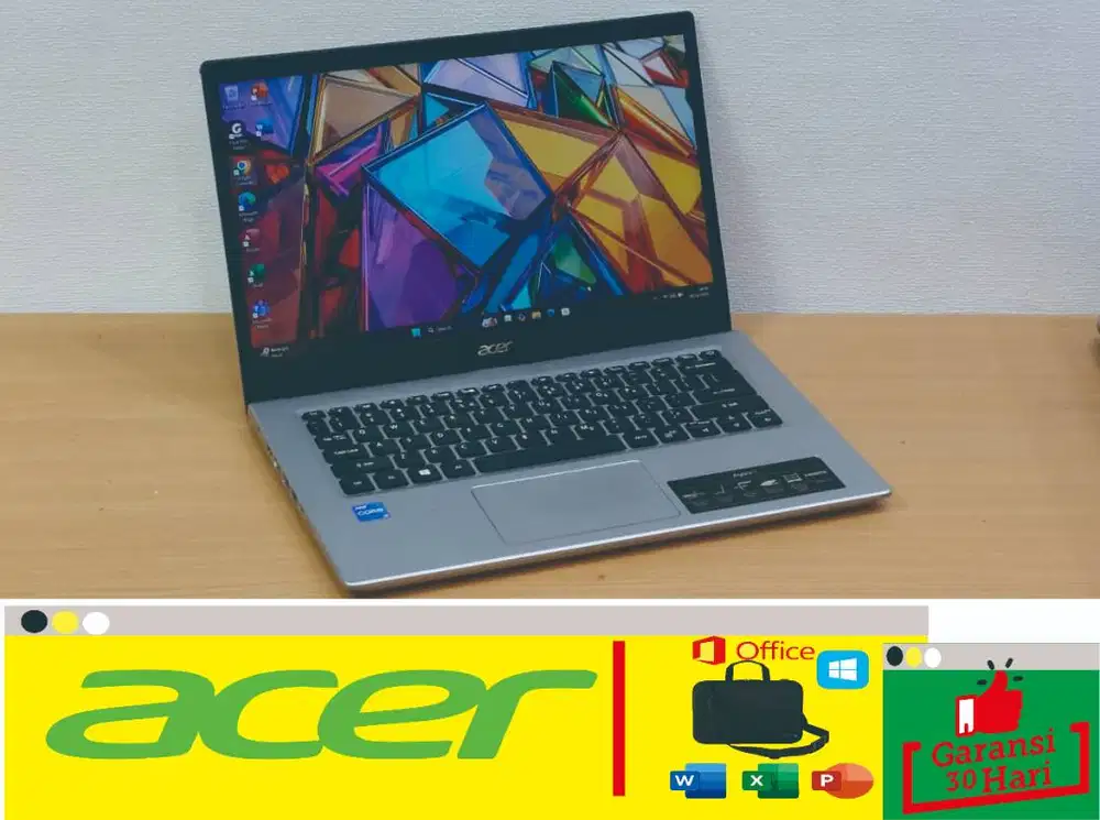 Laptop Acer Asipre 5 core i3 gen 11 / ram 4 gb/ssd 512gb/mulus/murah