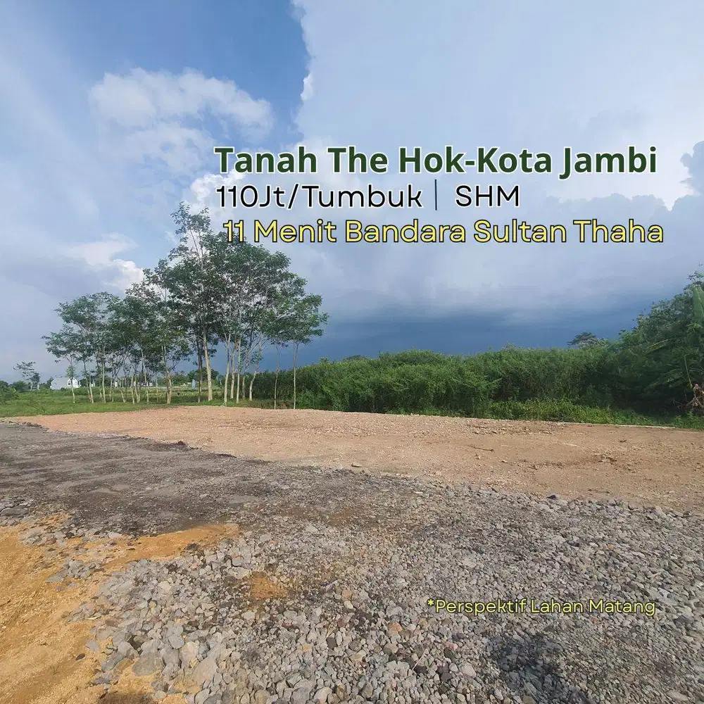 5 Menit RS Royal Prima, Dijual Tanah Kota Baru Jambi Harga 110jt/Tumbu