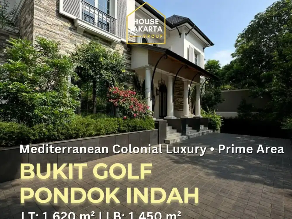 Rumah Mewah Bukit Golf Pondok Indah . Semi Furnished . PRrvate Pool