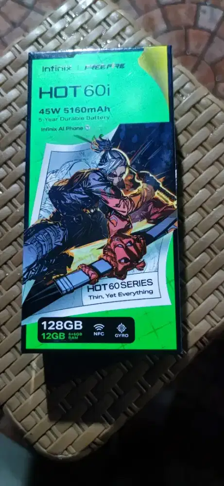 INFINIX HOT 60i 6/128gb NFC NEW