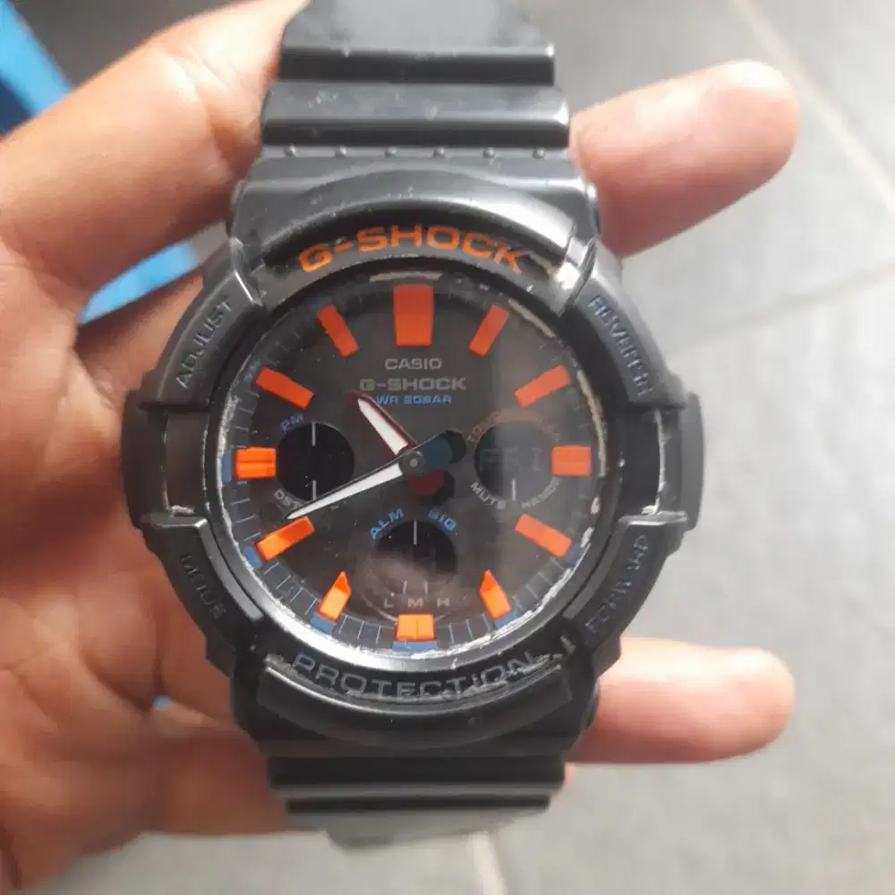 Gshock gas-100ct toutch solar