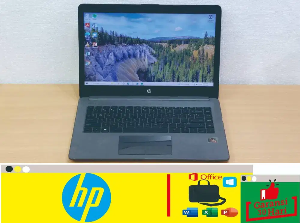 LAPTOP HP G7 YZEN 5-3500/VGA 2 GB/RAM 8GB/SSD 256GB