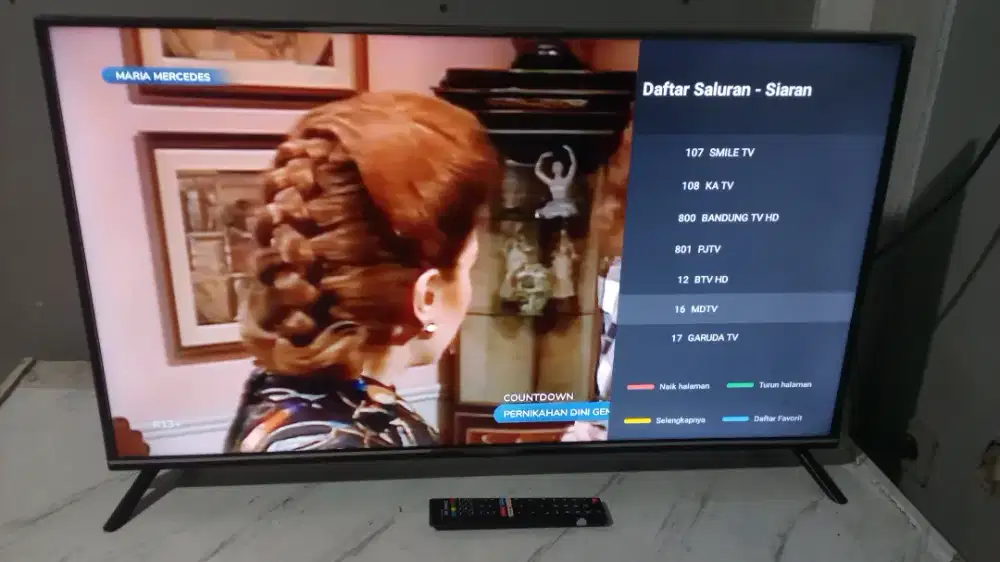 Tv LED Changhong android digital 40inchi likenew