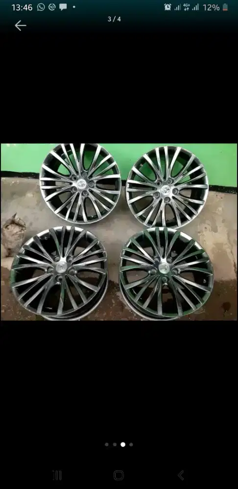 Velg replika vellfire R18