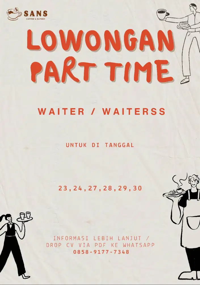 Lowongan kerja Part time