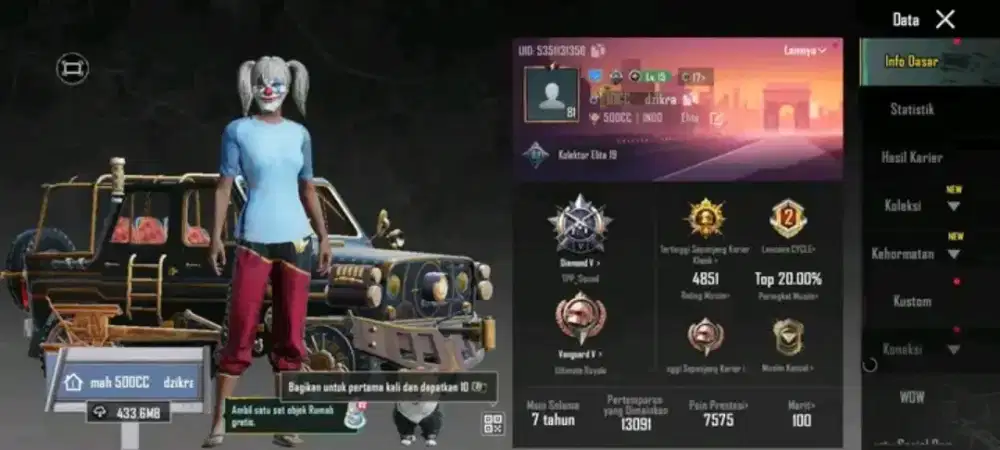 JUAL BELI AKUN PUBG MOBILE