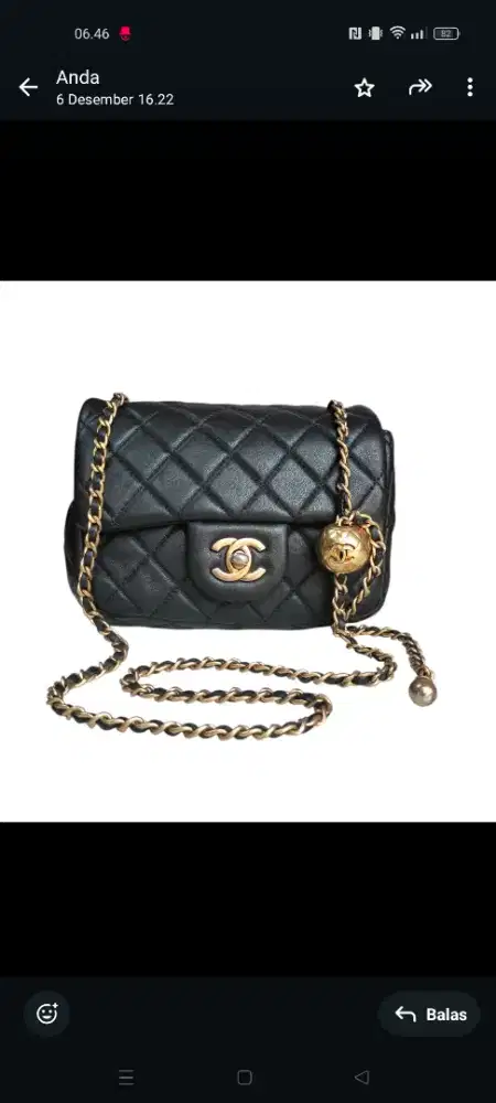 chanel mini sling