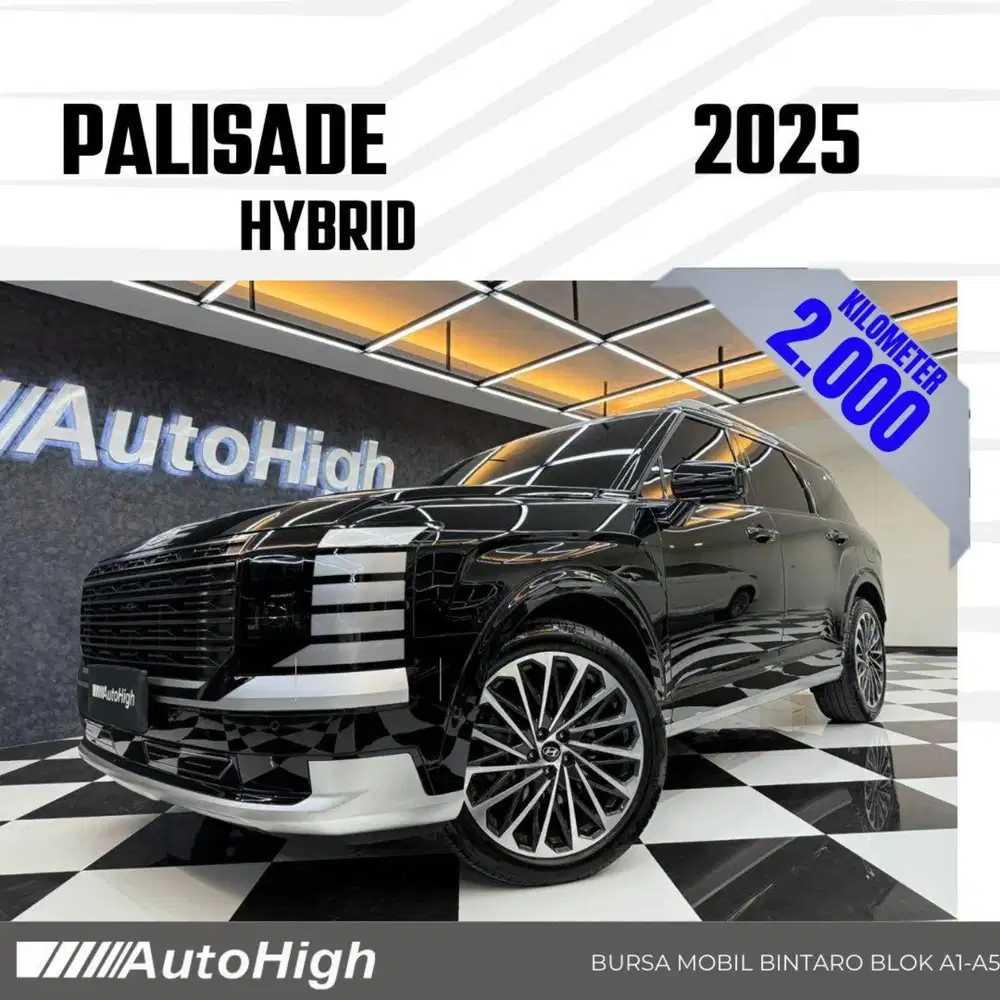 DP10% [Km2.000] Palisade Hybrid Calligraphy 2025 Black #AUTOHIGH