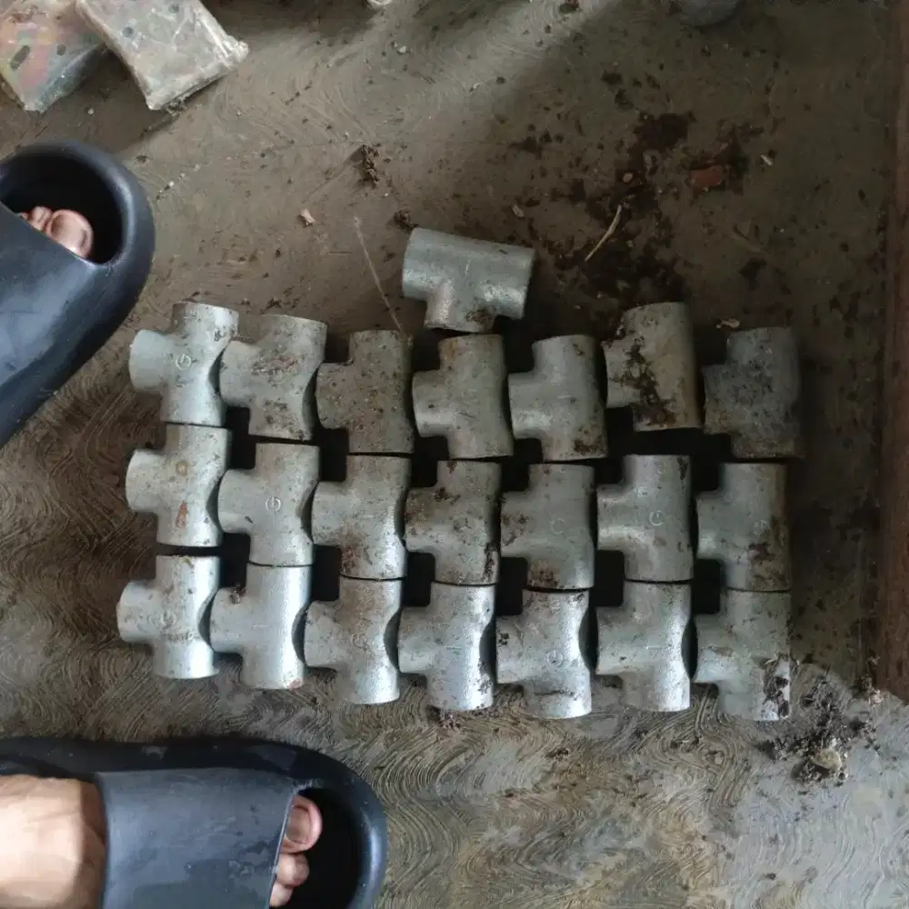 Tee drat besi 1 inch