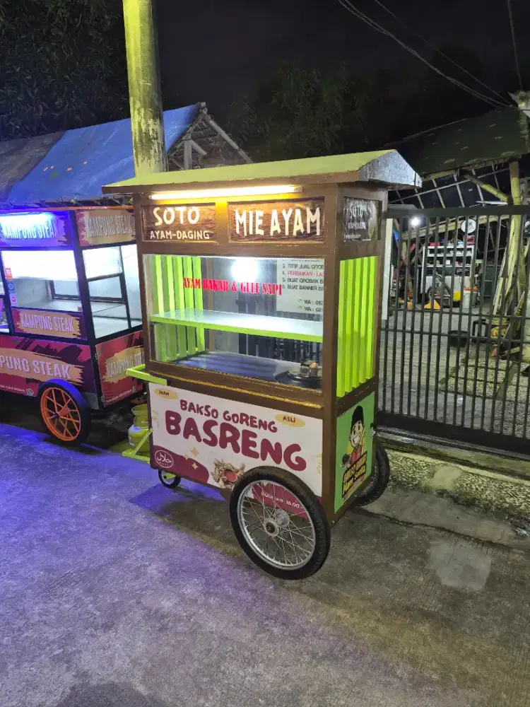 Gerobak Bakso/ Mie ayam/ Cilok-DLL