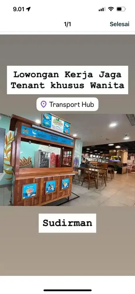 lowongan kerja jaga tenant khusus wanita