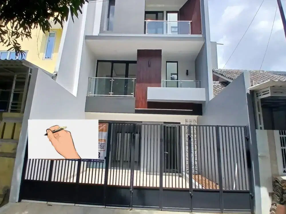 Brand New!! Rumah Citra Garden 5 3Lantai Luas 96m2