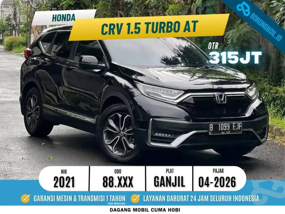 [TERMURAH] Honda New Crv Turbo 1.5 AT 2021