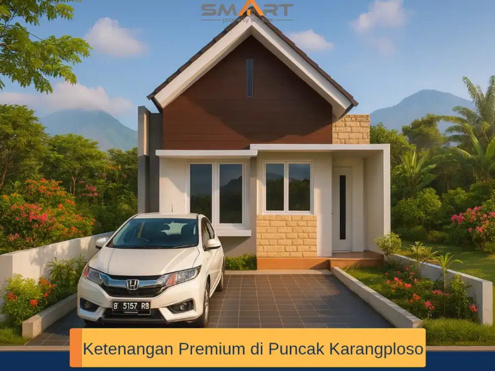 Dijual rumah dataran tinggi Karangploso view pegunungan