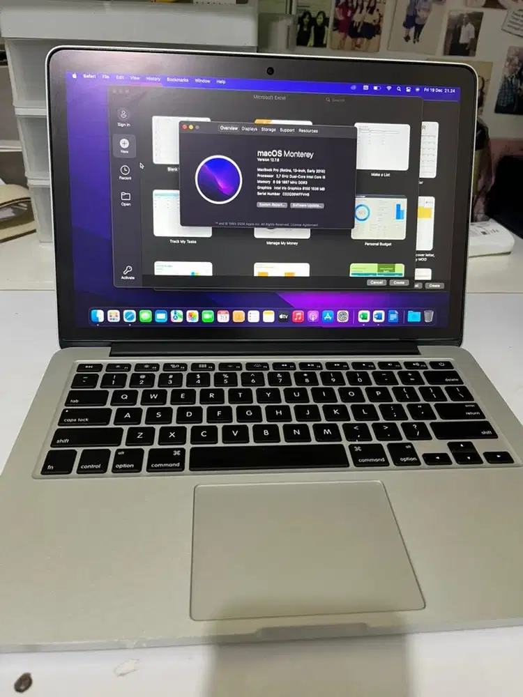 Macbook pro 13 2015 ex prempuan 90% l