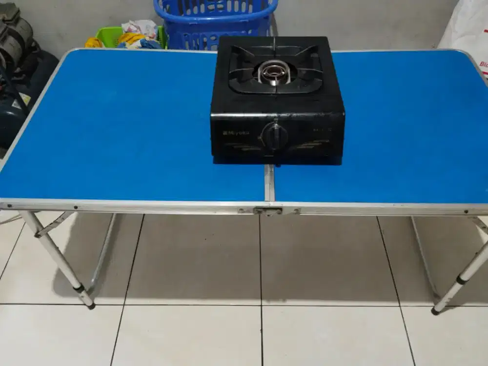 Meja koper & kompor 1 tungku