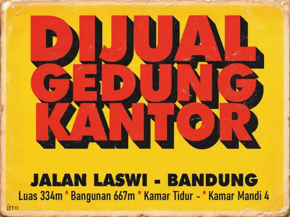 JUAL GEDUNG MURAH AREA, LASWI, BATUNUNGGAL, GATOT SUBROTO, AHMAD YANI,