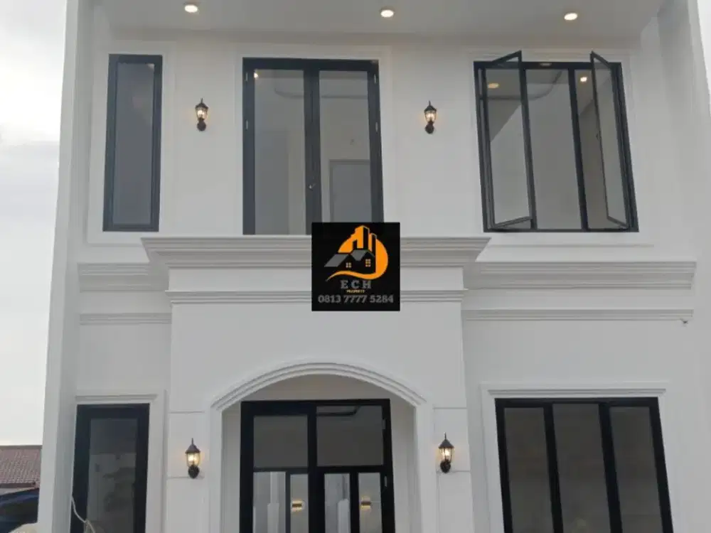 T100.Rumah Classic Dalam Komplek One Gate Di jatibening Kota Bekasi