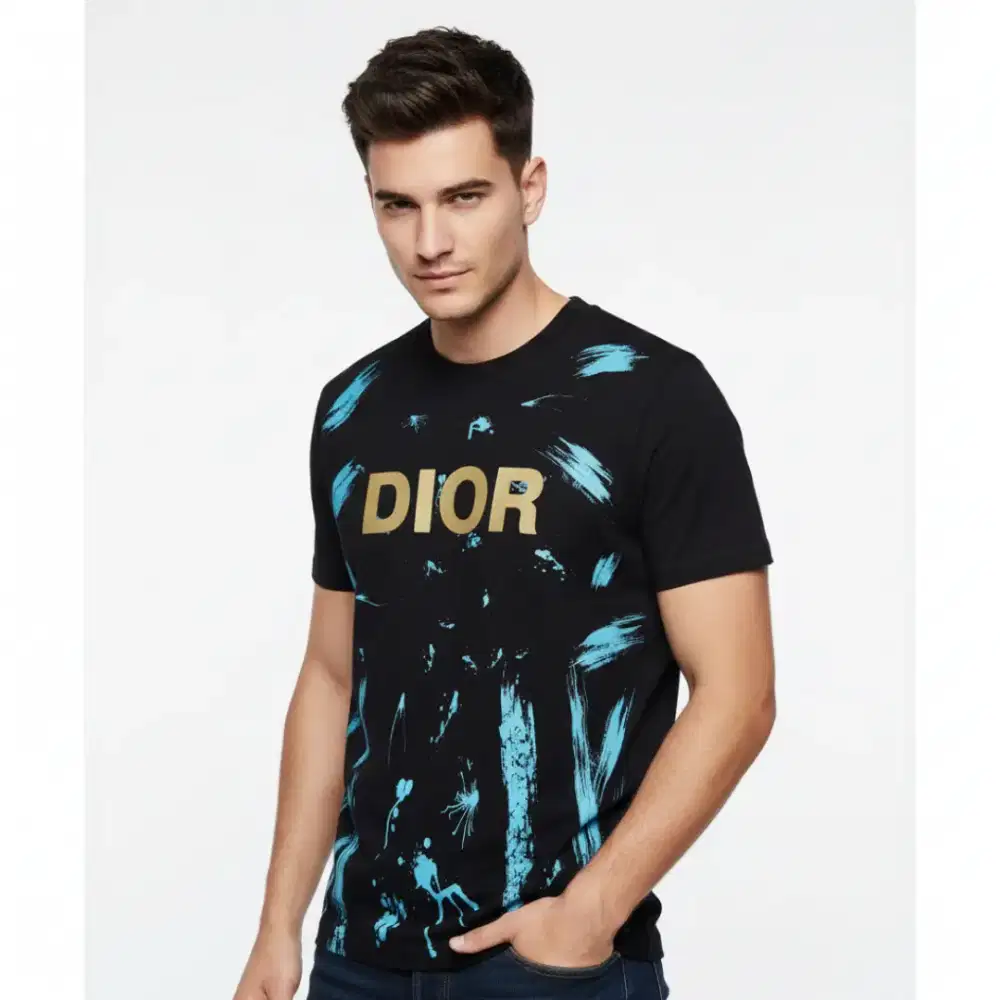 T-shirt Luxury DIOR Tye Dye Black colour Size XS Fit M