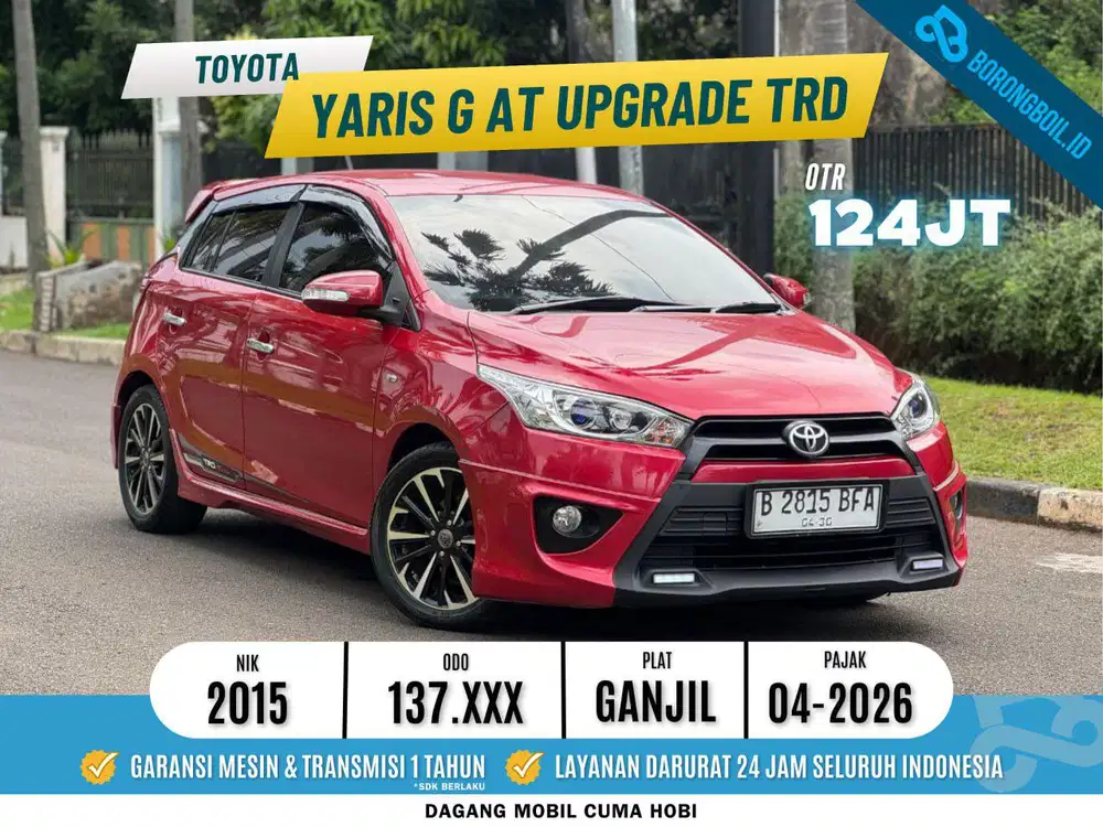 Toyota Yaris 2015 Bensin