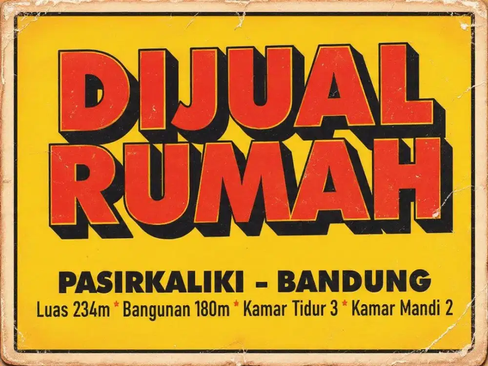 JUAL RUMAH MURAH DI, PASIRKALIKI, KEBON KAWUNG, CICENDO, PAJAJARAN, BANDUNG,