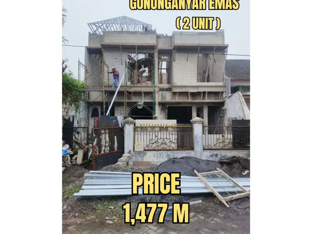 ‼️GANG TERDEPAN‼️ BARU GRESS RUMAH GUNUNG ANYAR EMAS RUNGKUT. DEKAT MERR, TOL, UPN, Dsb (INDEN)