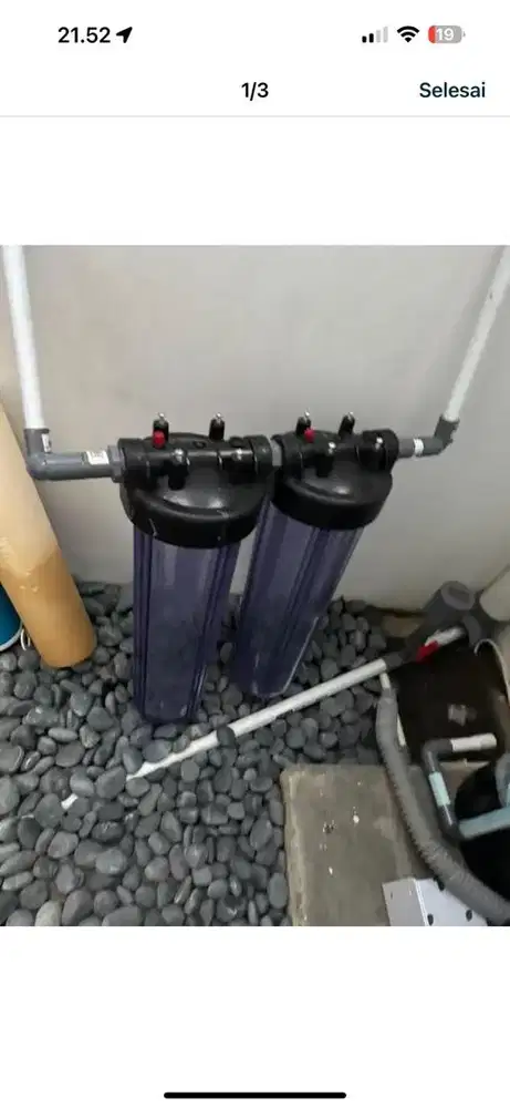 Filter air  waterplus 20 inch warna bening